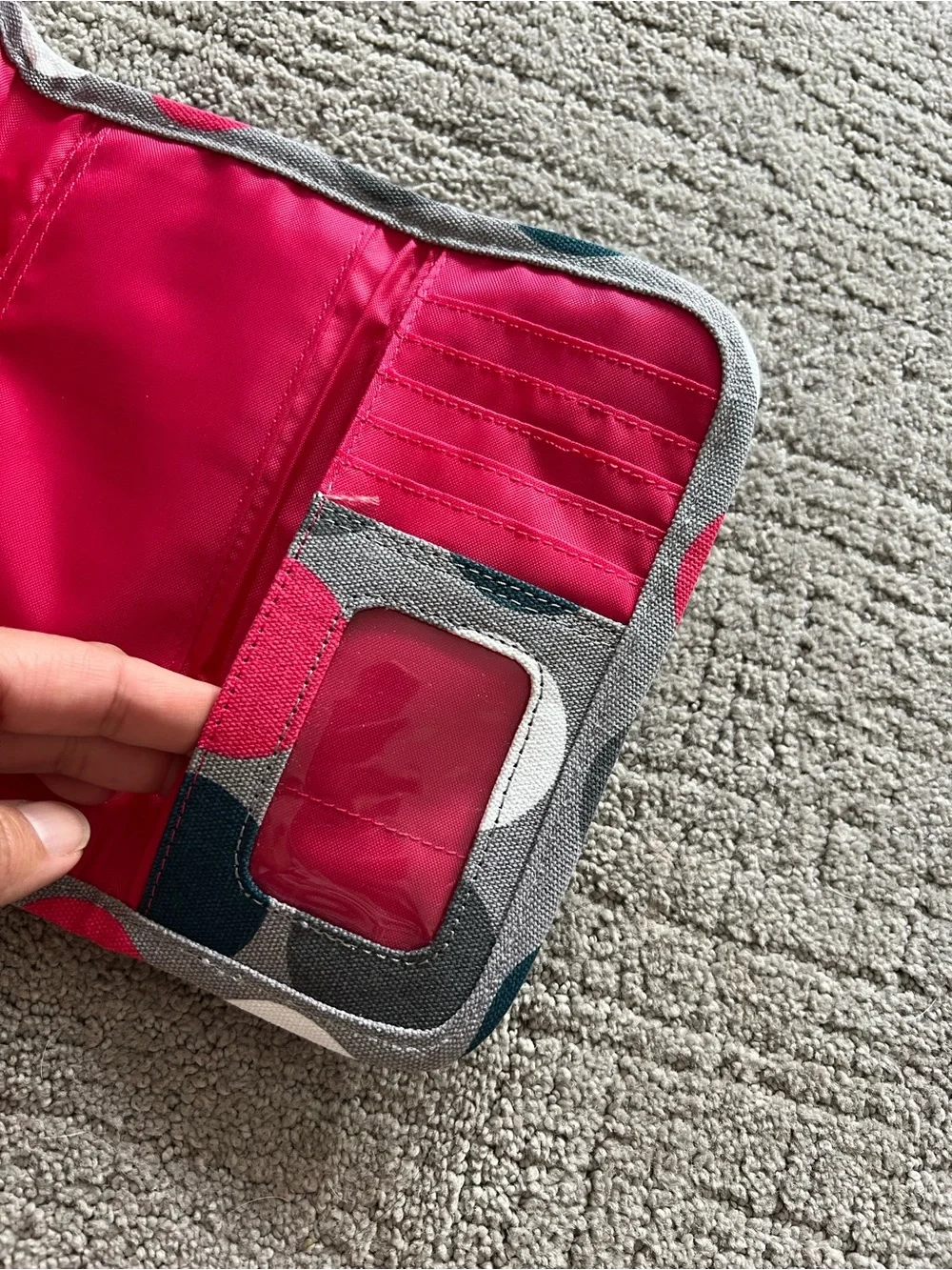 KAVU Polka Dot Canvas Wallet